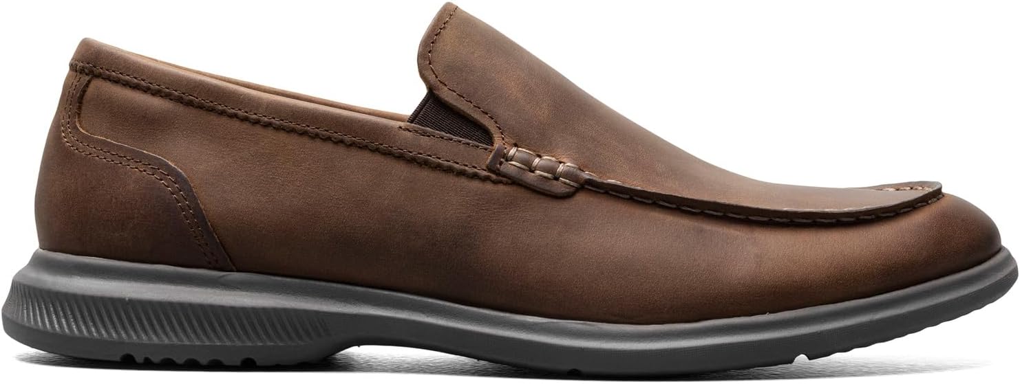 Мужские лоферы Florsheim Hamptons с мысом-мокасином, Brown Crazy Horse — фото 2