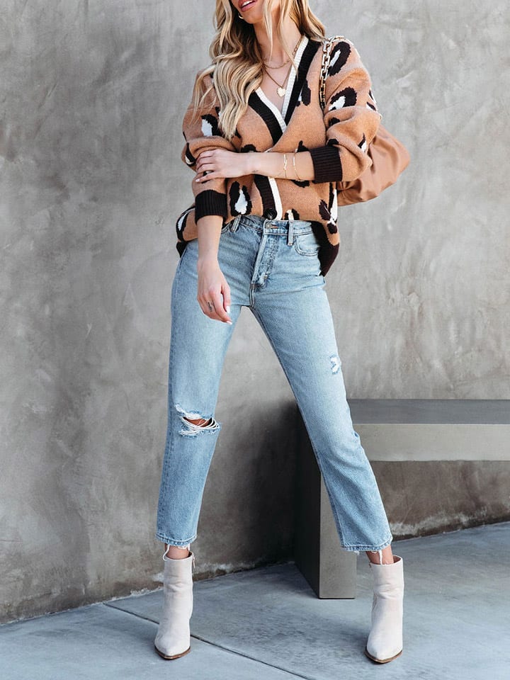 

Milan Kiss Кардиган светло-коричневого/черного/кремового цвета