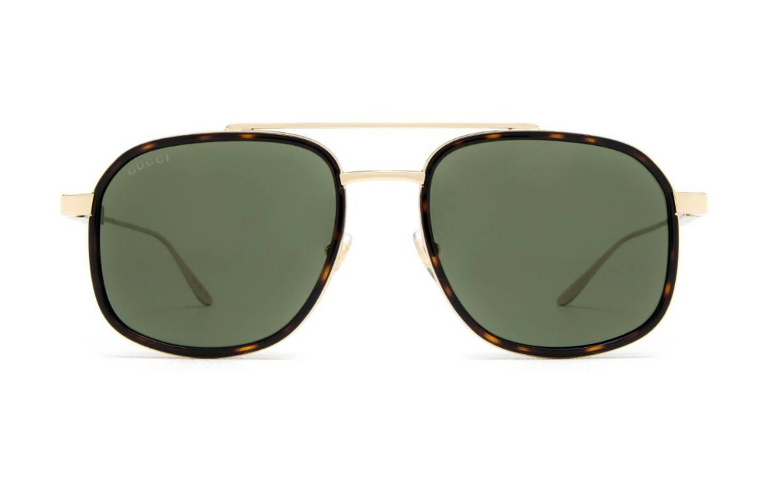 

Очки солнцезащитные мужские Gucci Aviator Frame, золотой / коричневый