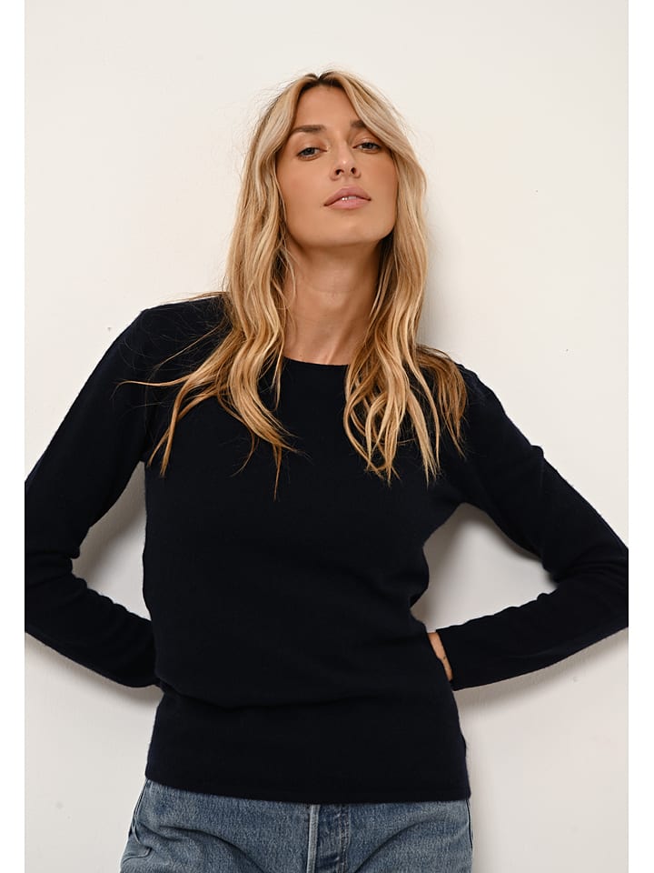 

Кашемировый пуловер Just Cashmere, темно-синий