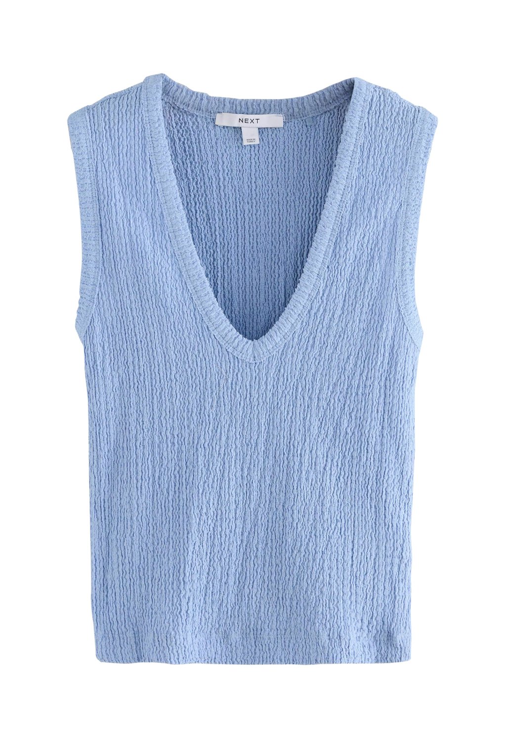 

Топ REGULAR FIT SLEEVELESS TEXTUED Next, синий