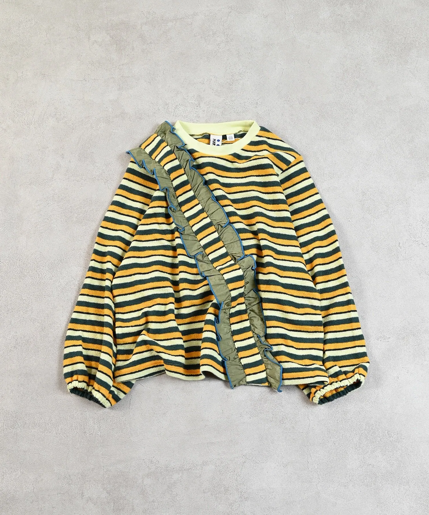 Футболка Оборка на кулиске, верхняя кромка. Markey'S, Yellow BD