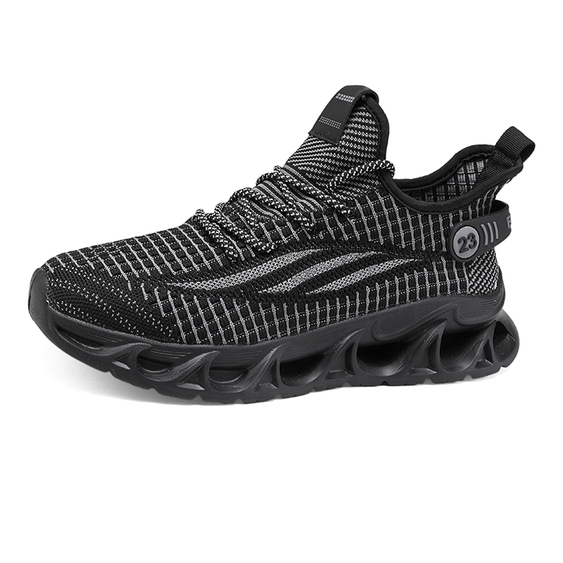 

King Jinmai Мужские низкие кэжуал кеды черные, цвет Black