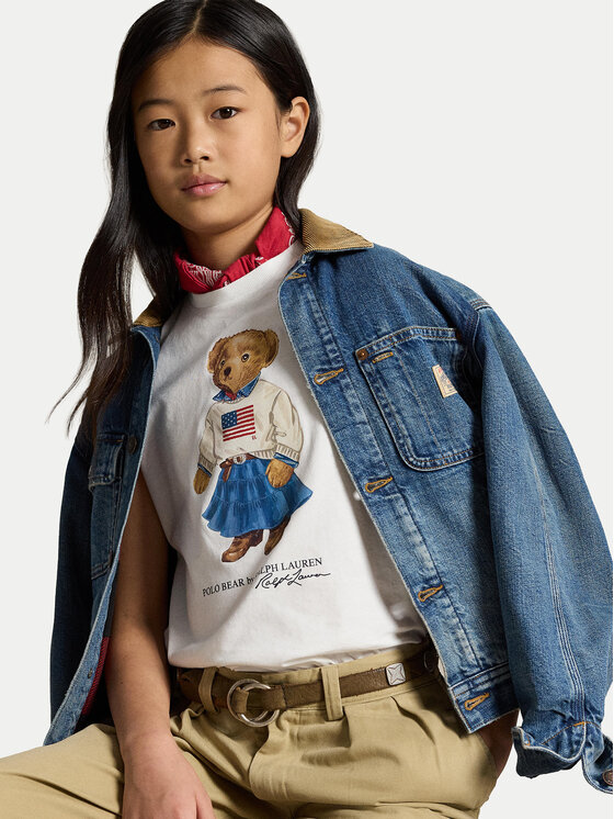 Футболка regular fit 313A98403001 Polo Ralph Lauren, белый — фото 3