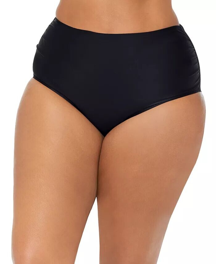 

Модные плавки-бикини Keiora Tummy-Control размера Plus Raisins Curve, черный