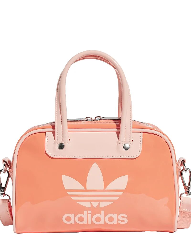 

Мини-сумка для боулинга Adicolor полукораллового цвета adidas Originals