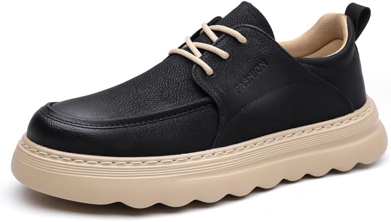 

Мужские повседневные туфли дышащие с широким носком, легкие, на толстой подошве, слипоны из ткани Sfwarmart, черный