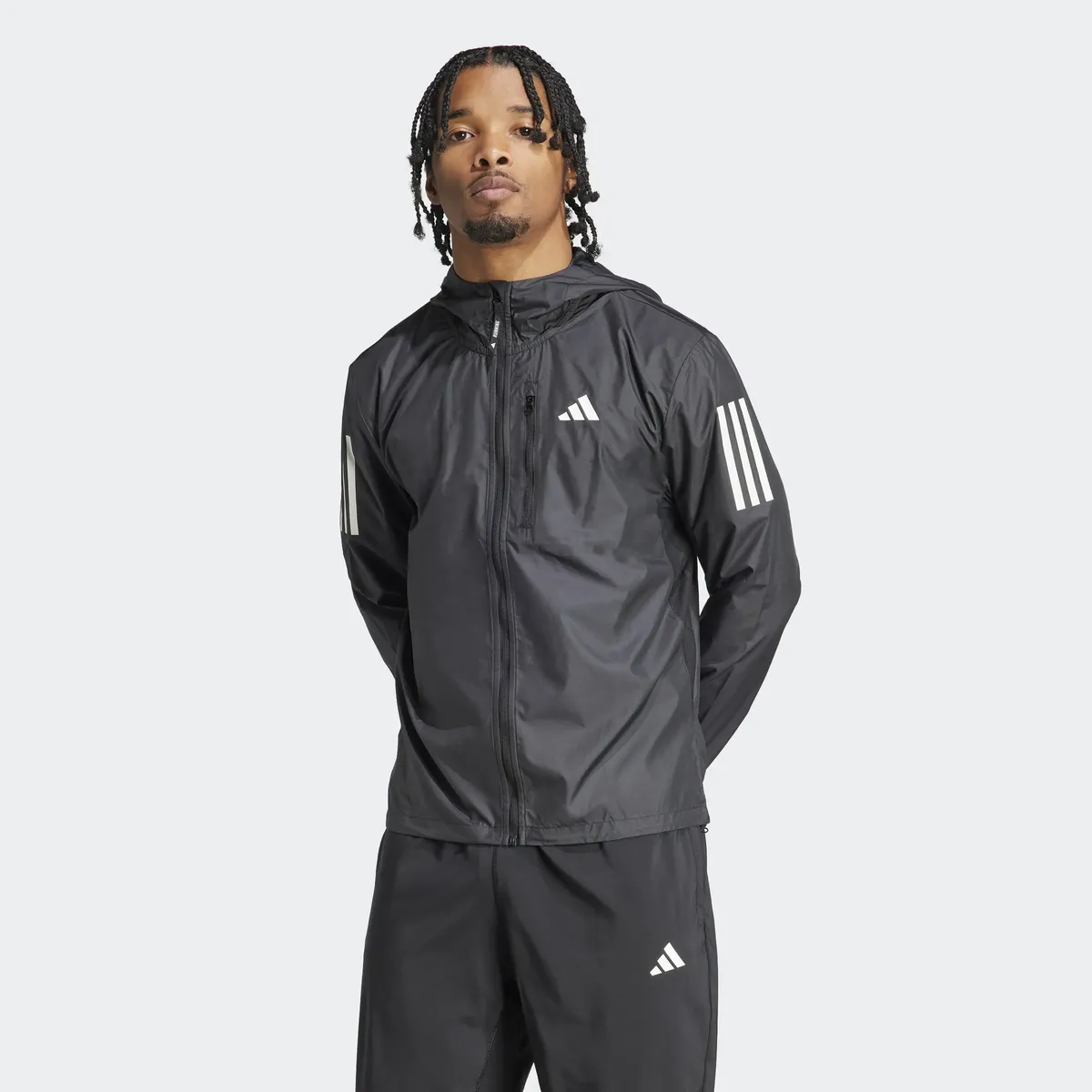 

Беговая куртка adidas Performance "OTR B JKT", черный
