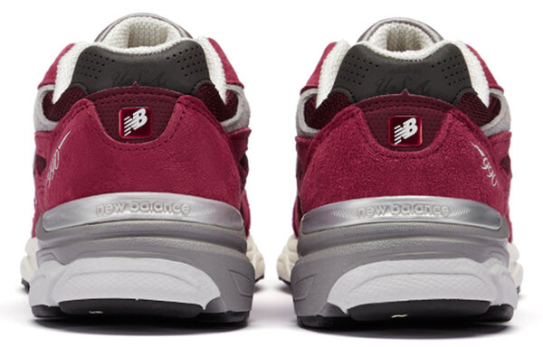 Кроссовки teddy santis x 990v3 сделано в сша New Balance, красный — фото 4