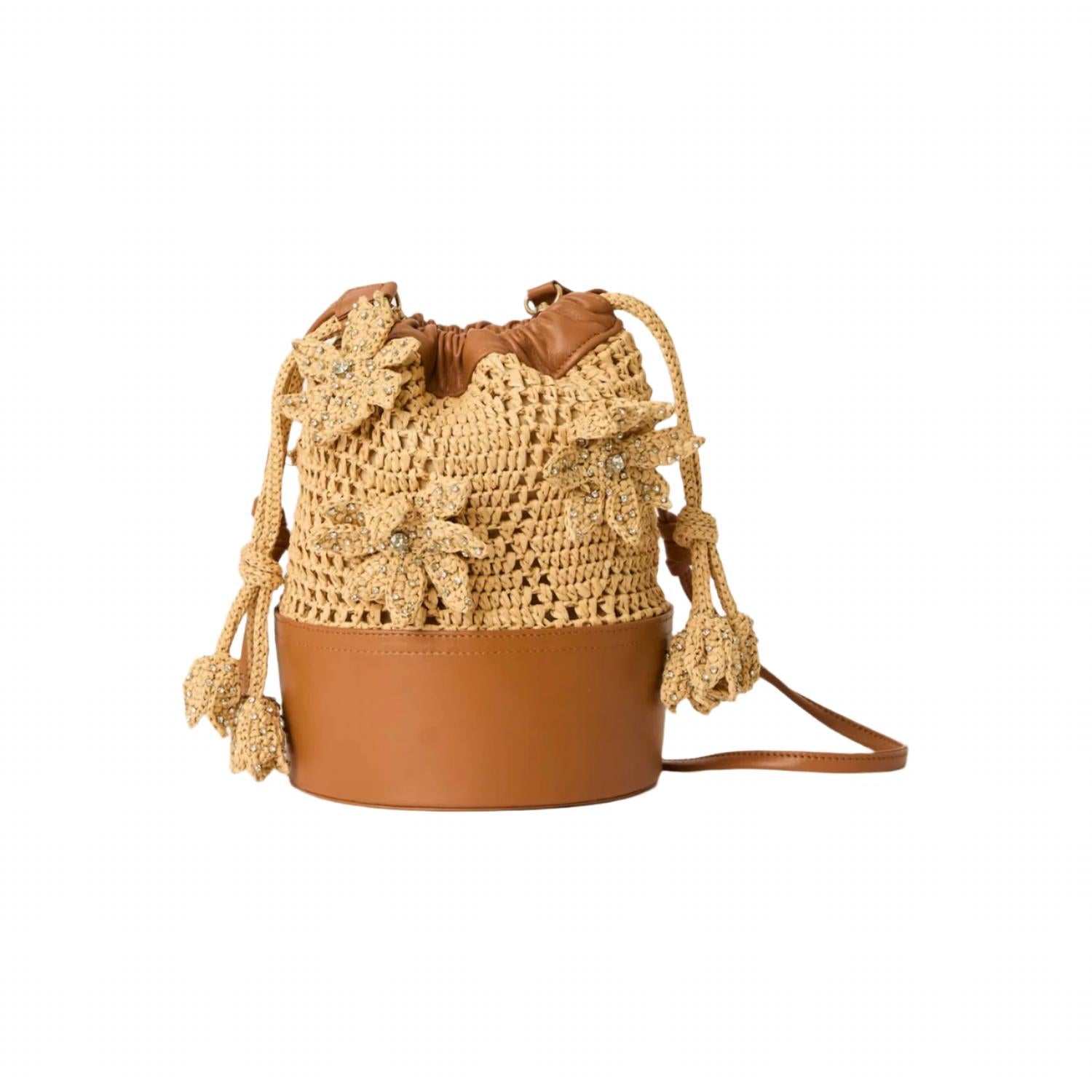 

Женская сумка Pernella с завязками, цвет верблюжий BTB Los Angeles, коричневый