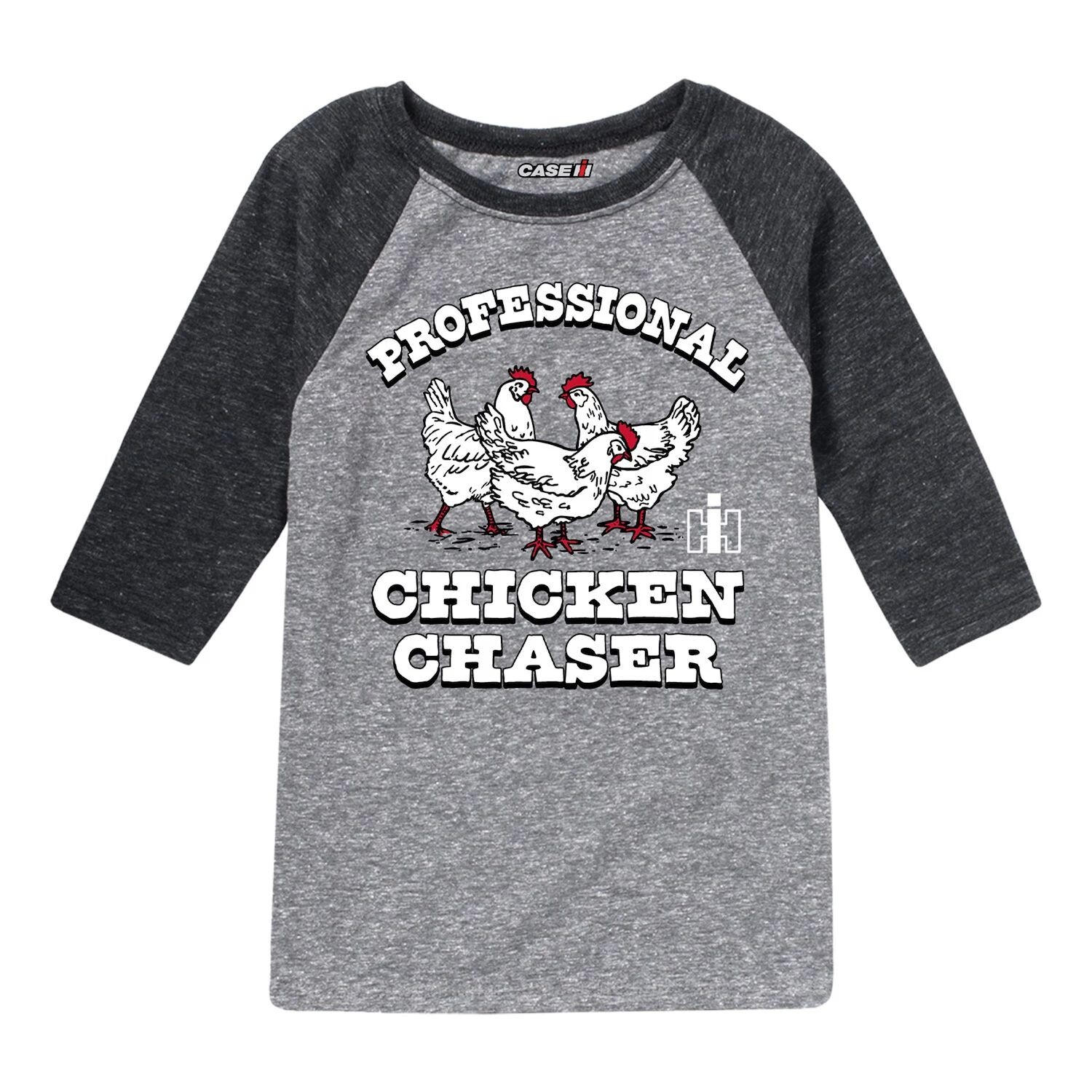 

Футболка Case IH Chicken Chaser с рисунком реглан для мальчиков 8–20 лет Licensed Character