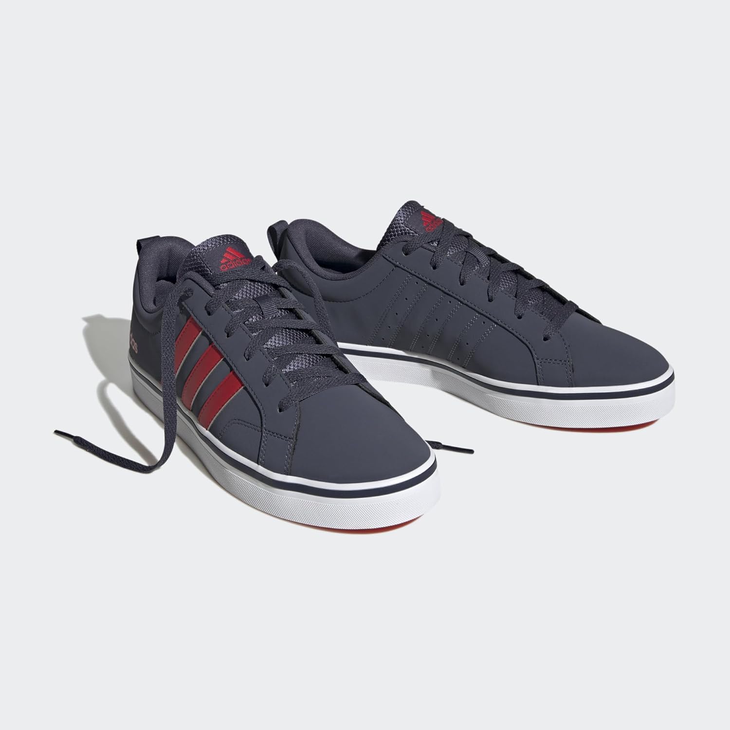 Мужские низкие кеды adidas Originals Phantom, белый/алый — фото 3