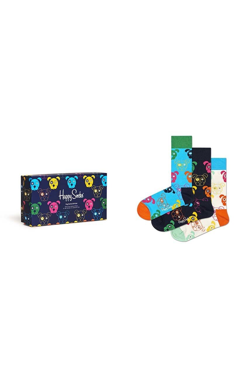 

3 пары носков Happy Socks, мультиколор