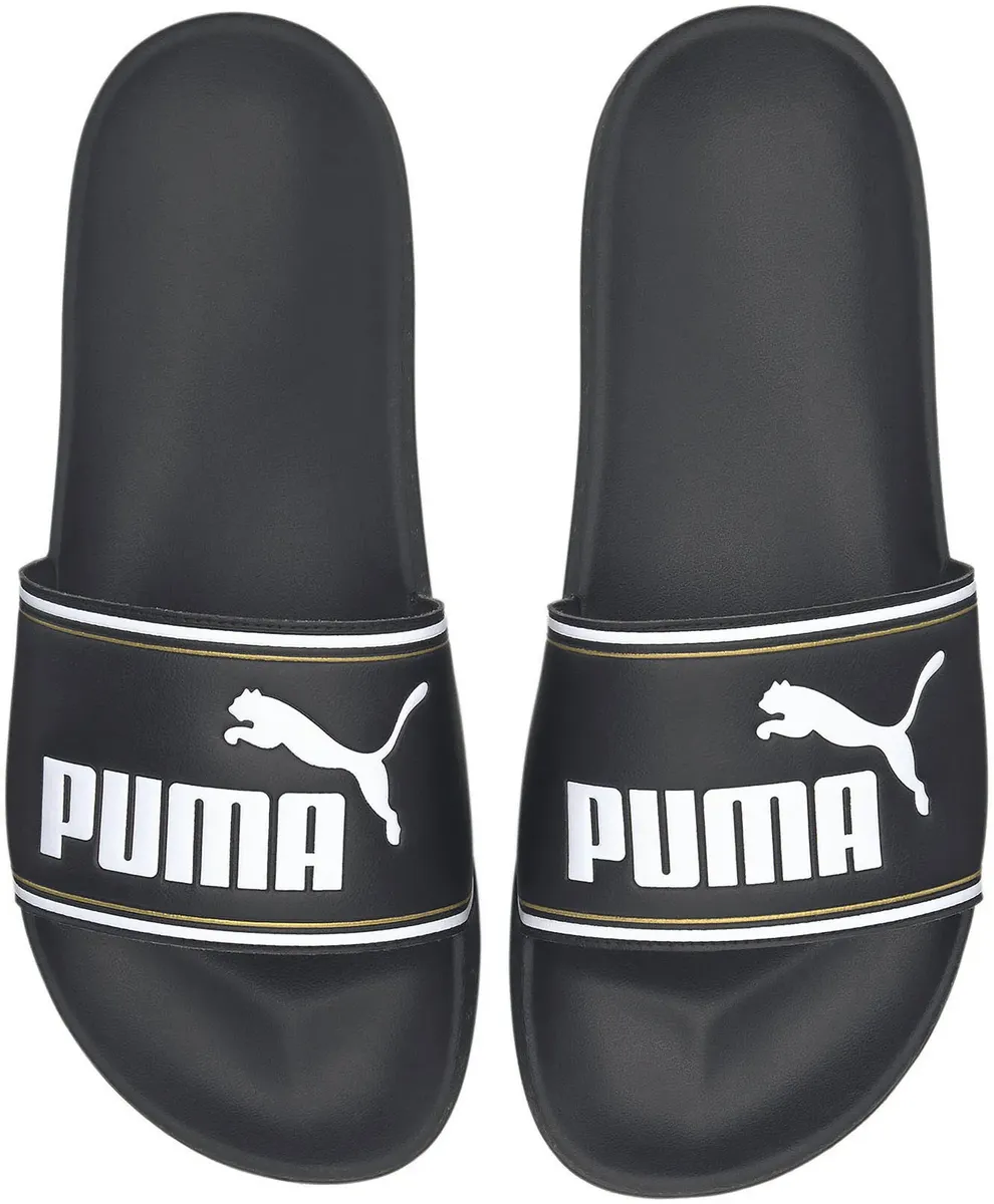 Сандалии для купания PUMA "LEADCAT FTR", цвет Puma Black- Puma Team Gold- Puma White — фото 4
