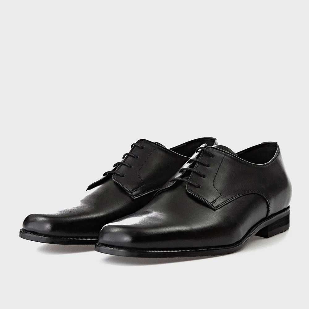 Мужские чёрные туфли дерби Paul от Josepht — фото 2