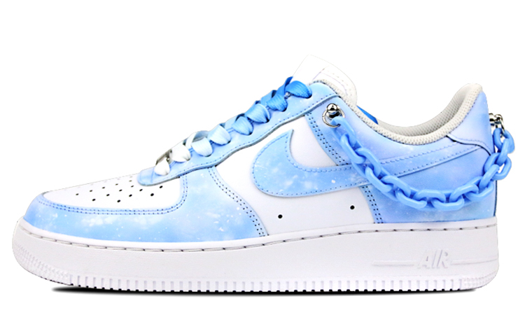 

Кроссовки Nike Air Force 1 Skateboard Shoes Unisex Low-Top White Blue