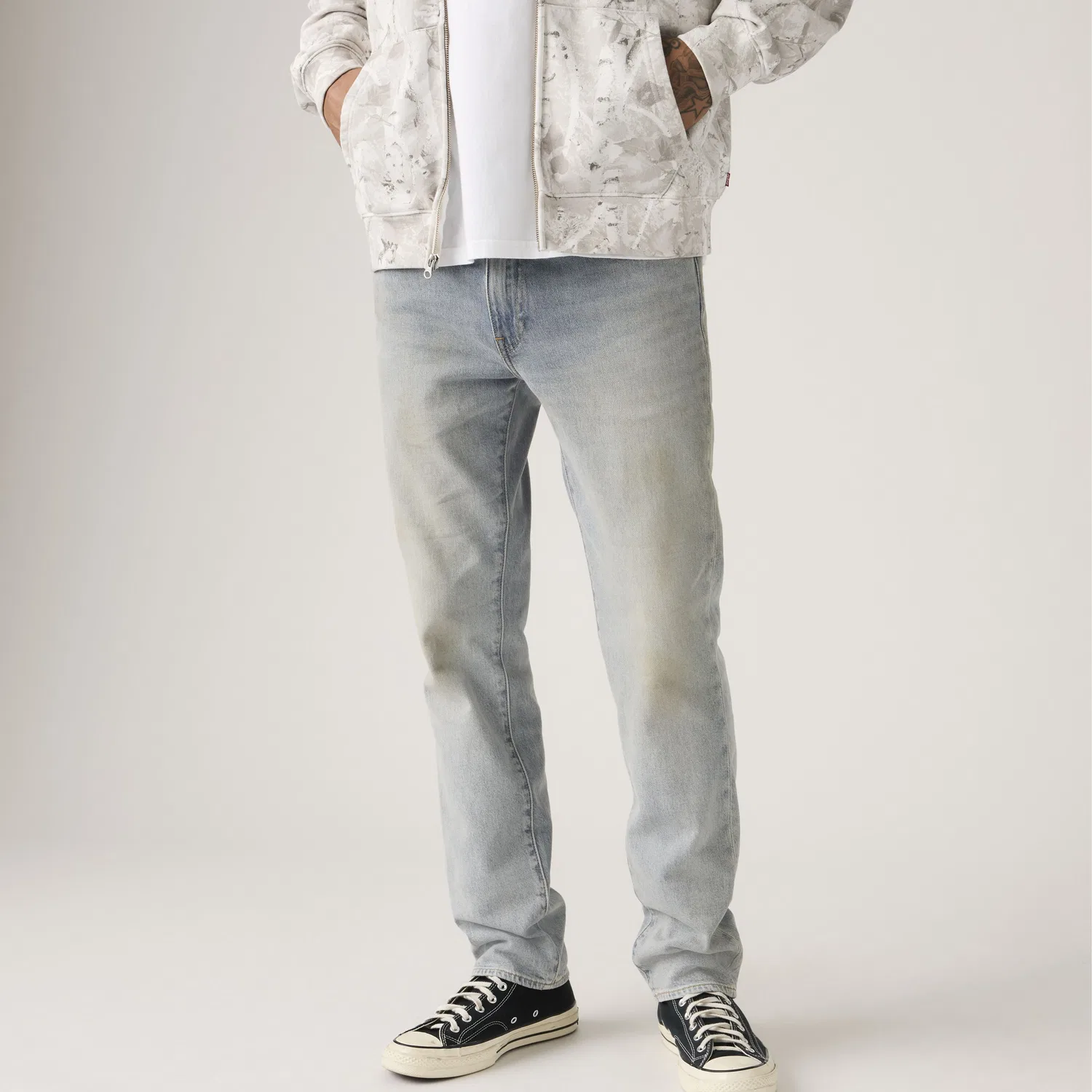 Мужские джинсы 511 Slim Levi's, вытертый серо-голубой — фото 2