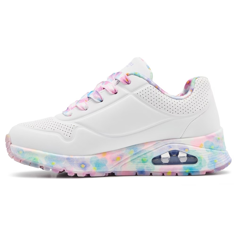 Детские кроссовки Skechers Kids' street uno для маленьких/больших детей, white flower multi — фото 3