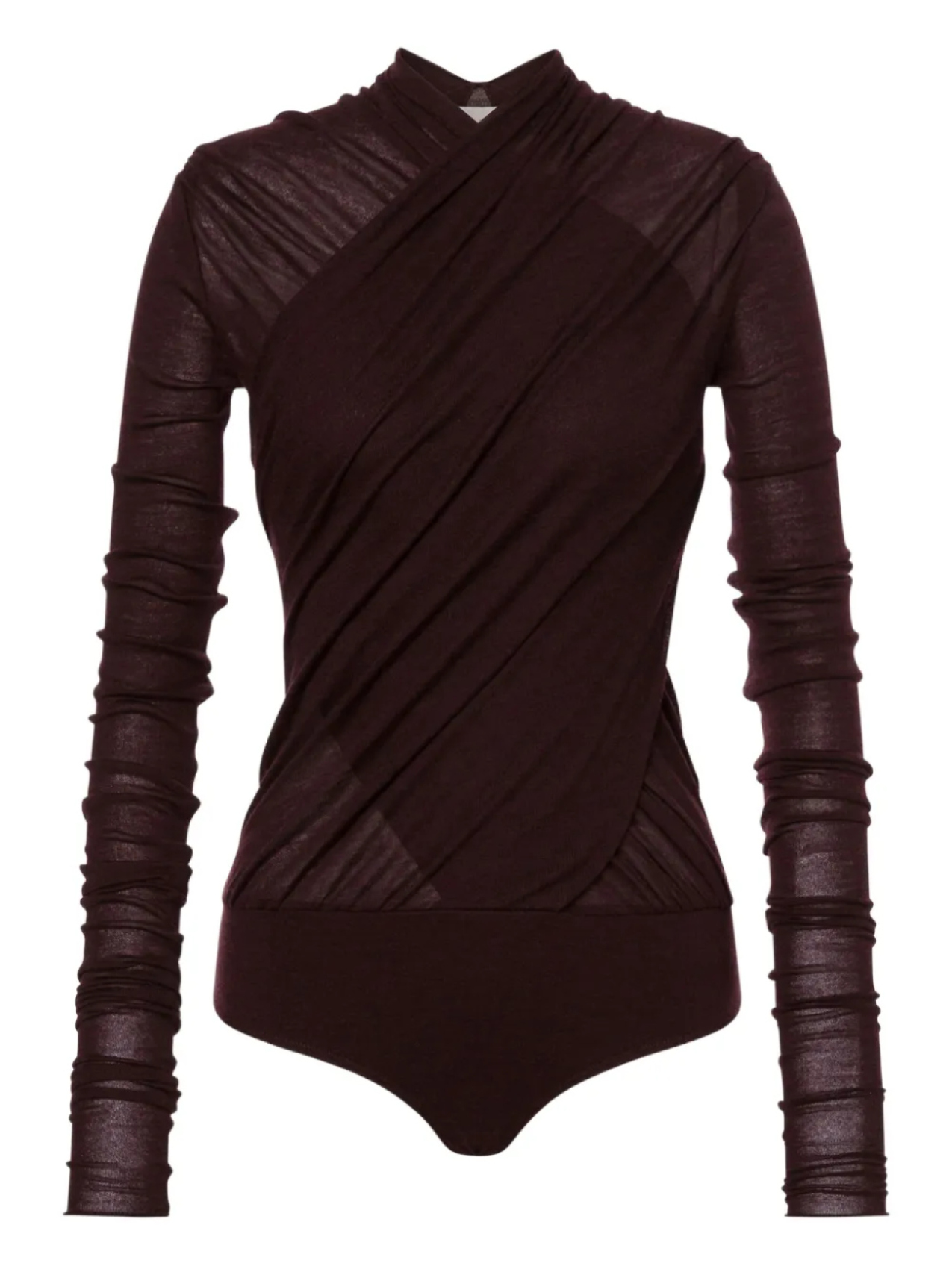

Alberta Ferretti боди из вирджинской шерсти, красный