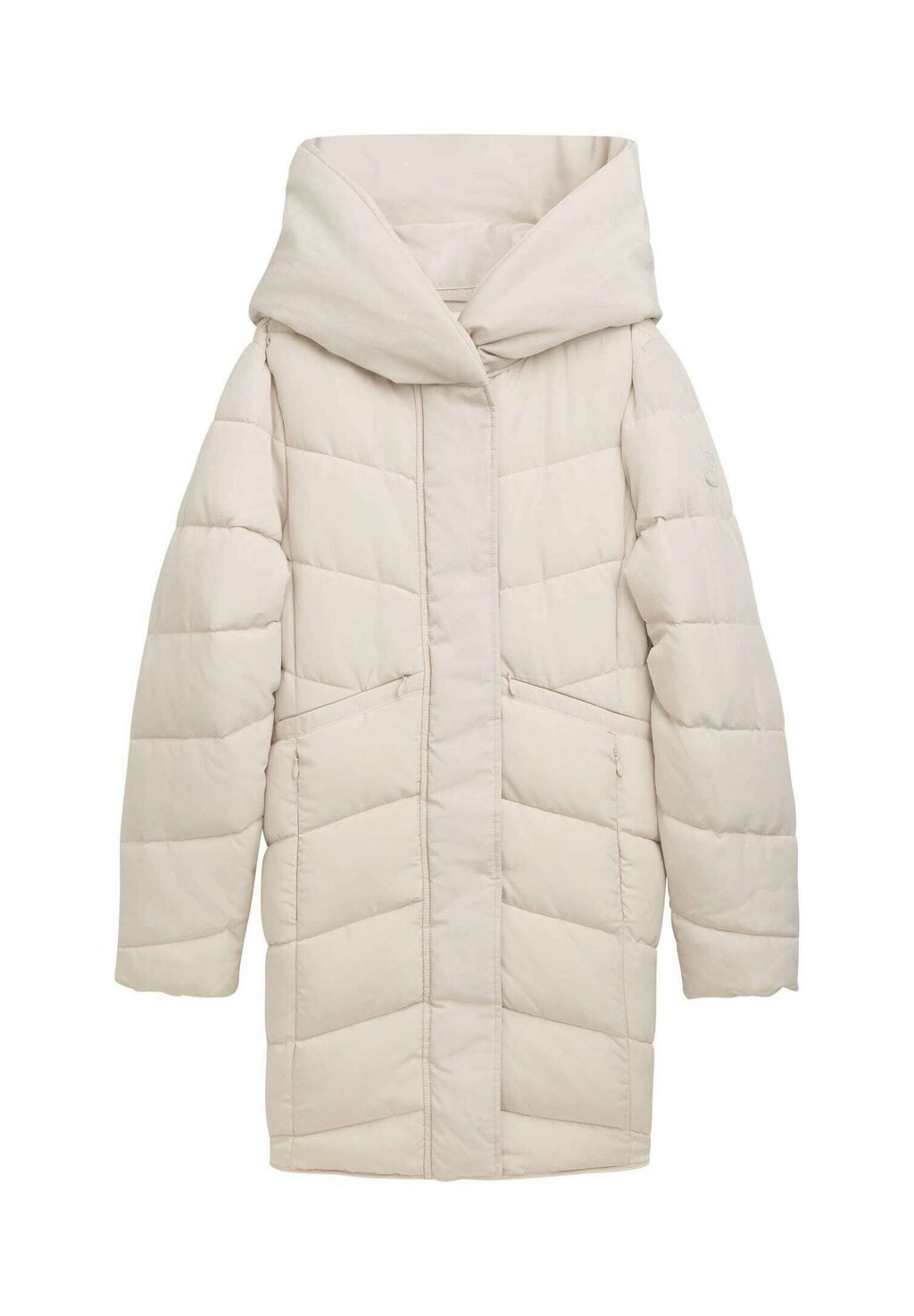 

Зимнее пальто PUFFER MIT KAPUZE TOM TAILOR, бежевый
