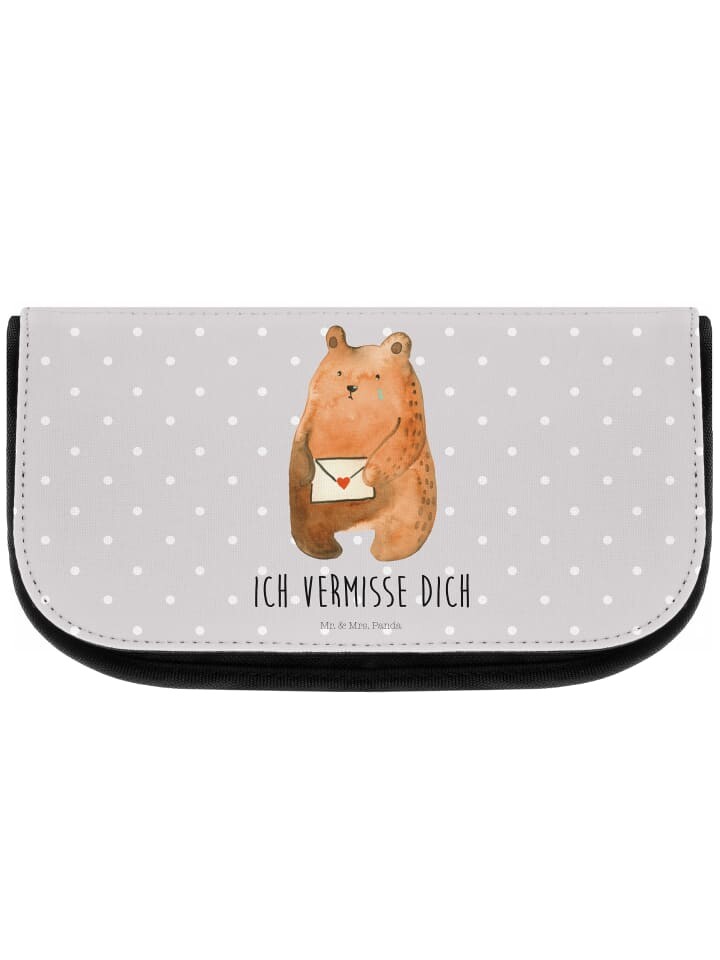 

Косметичка Mr & Mrs Panda Bär Liebesbrief, пастельно-серый