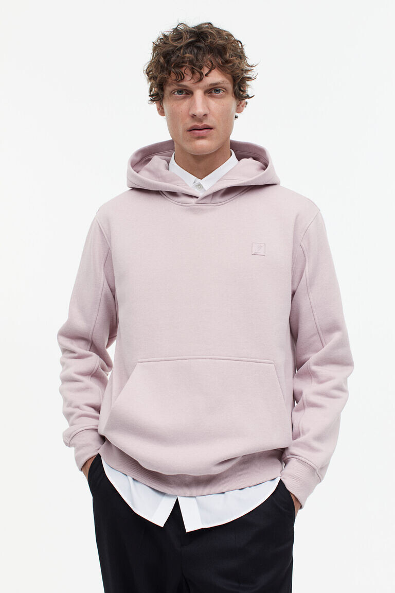 

Свободная толстовка с капюшоном H&M, розовый