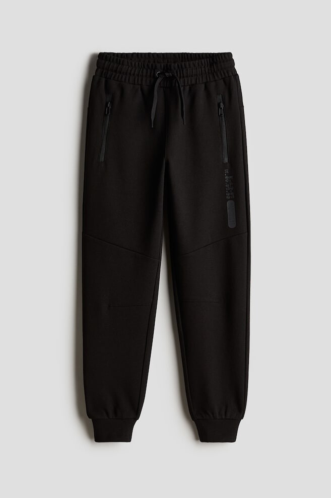 

Джоггеры из плотного трикотажа H&M, черный