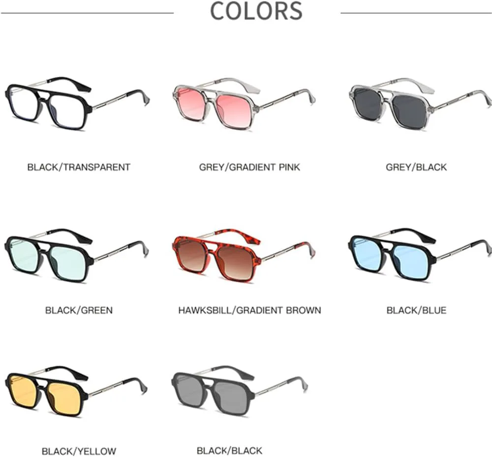 

Солнцезащитные очки с двойной перемычкой, меняющие цвет конфеты, для мужчин и женщин, с защитой от УФ-излучения UV400, для вождения и езды на велосипеде UYPTK, 08