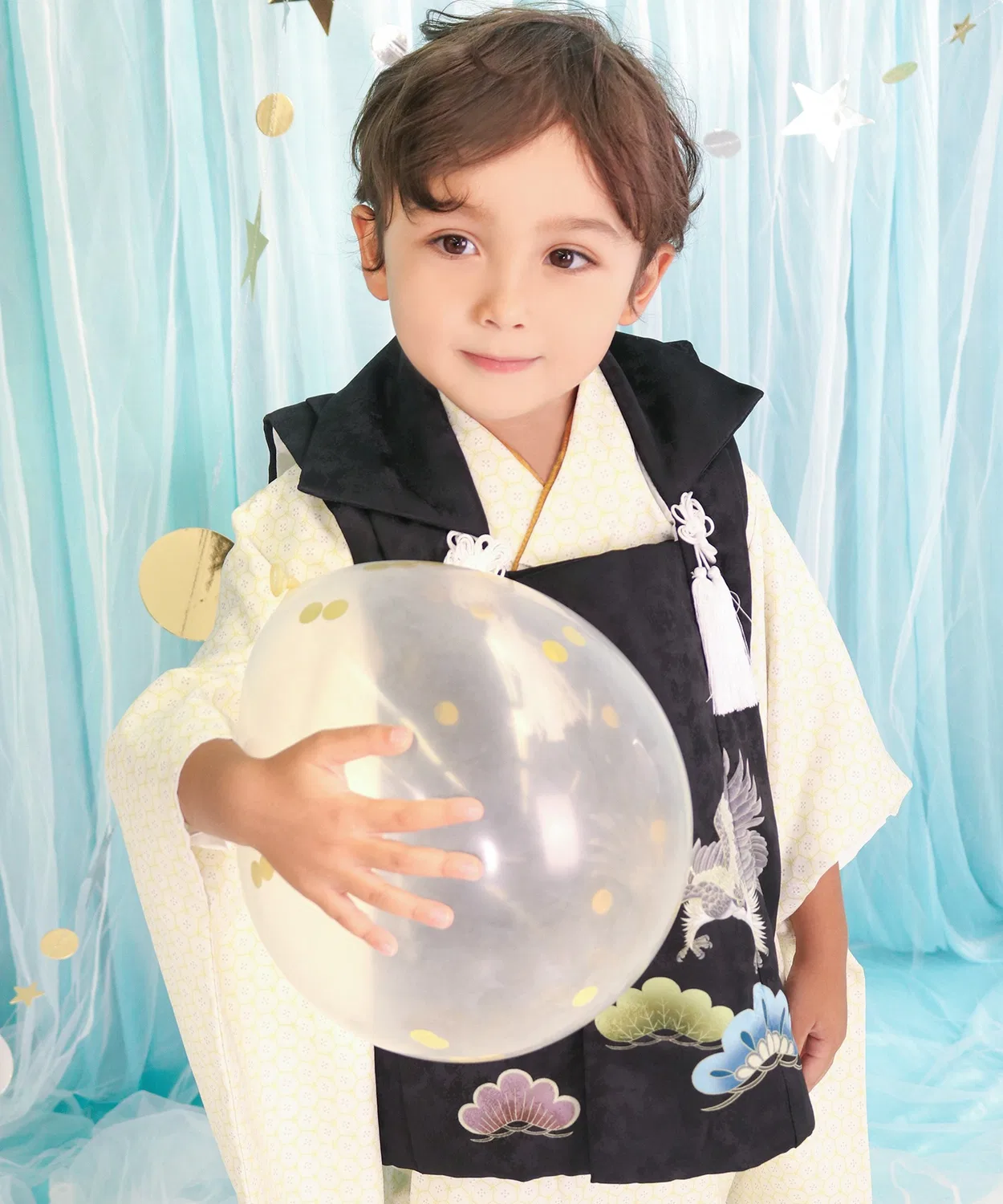Кимоно для мальчика 3 лет, 8 предметов, белый