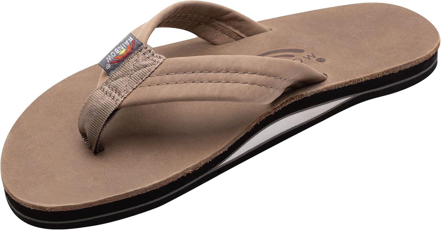 

Мужские сандалии Rainbow Limited Edition - однослойный широкий ремешок с индивидуальными цветами Rainbow Sandals, серый