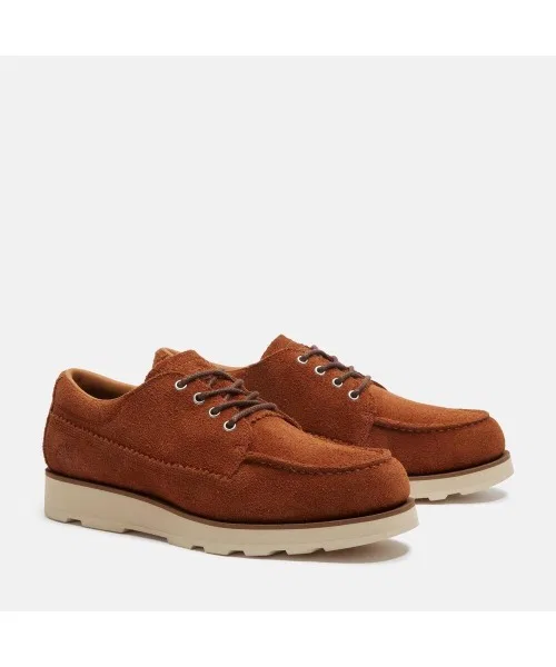 Мужские туфли Timberland Britton Mills из замши коричневые — фото 3