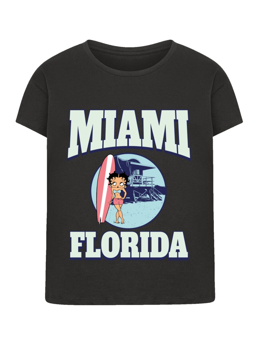 

Футболка F4NT4STIC Betty Boop Miami Florida Surf Scene, Black