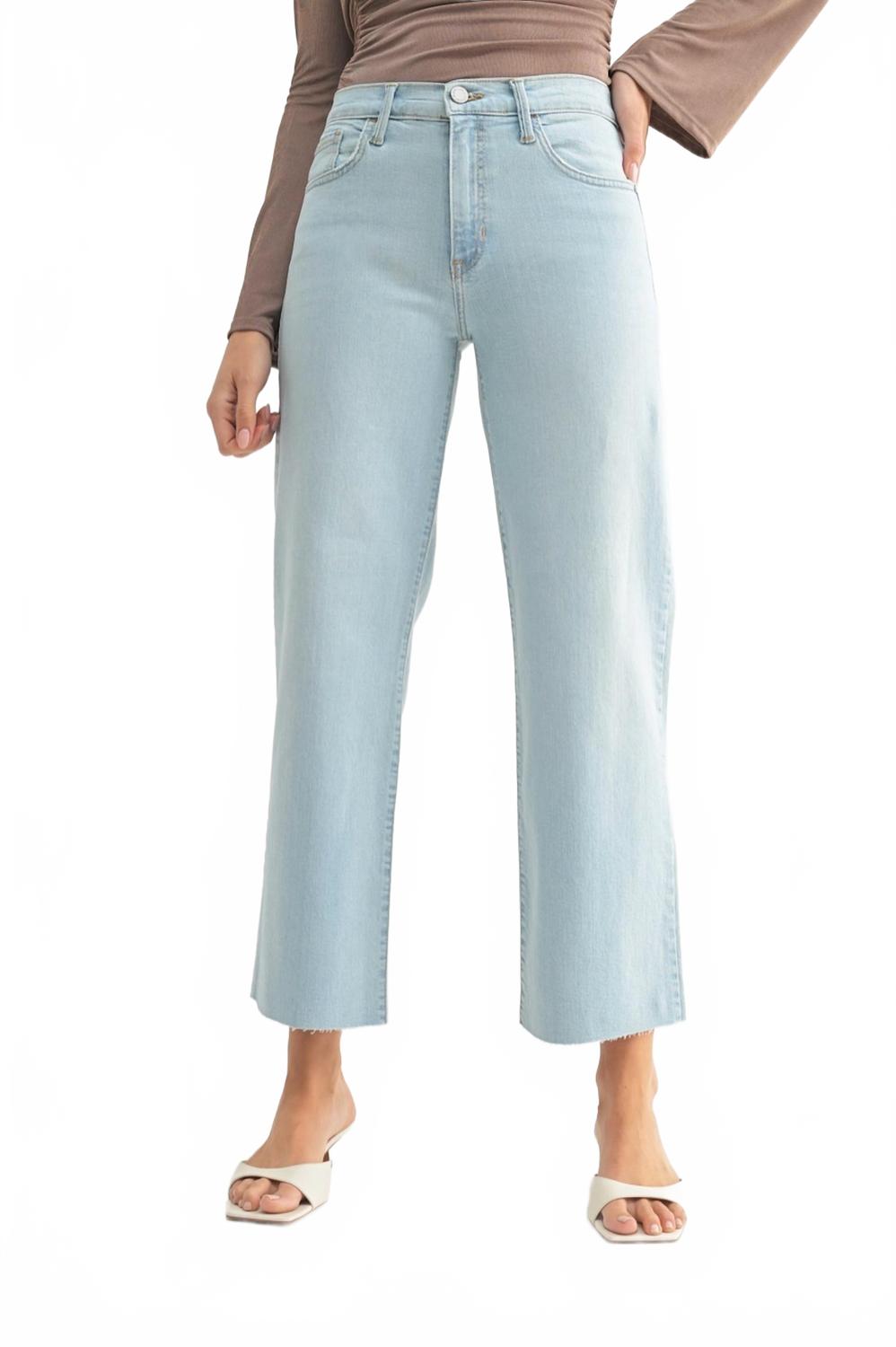 

Классические прямые джинсы в светлом дениме JUST BLACK DENIM, Light Denim