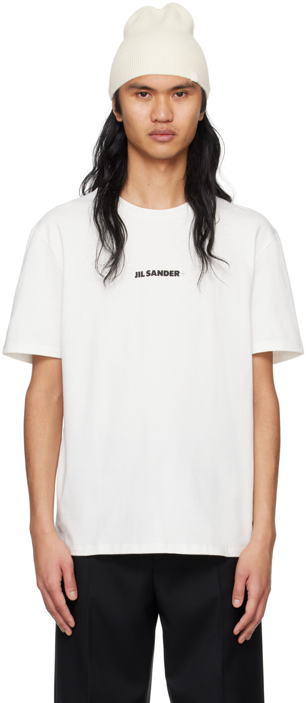 

Белая футболка оверсайз Jil Sander