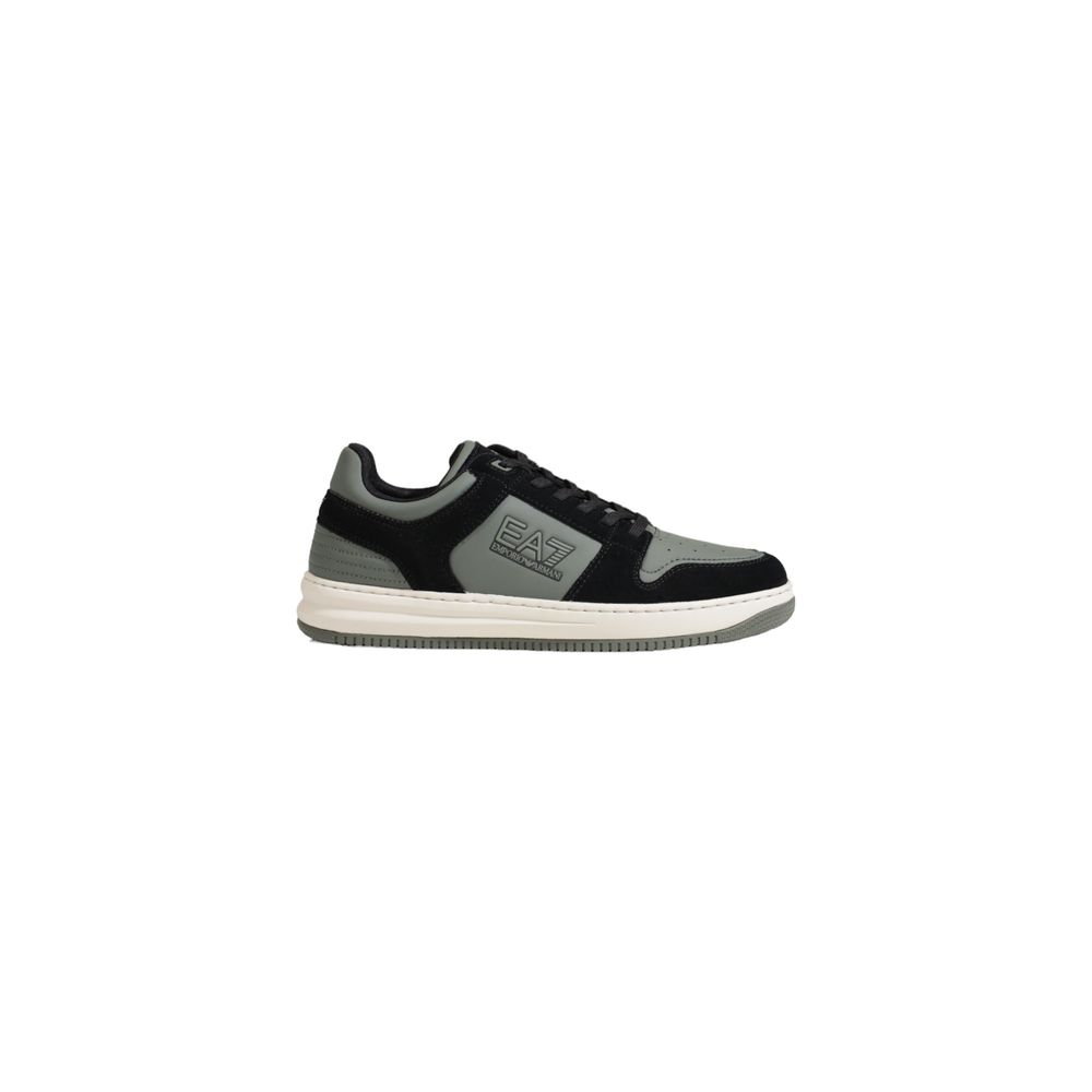 

Зеленые кроссовки из полиэстера Armani EA7 Emporio