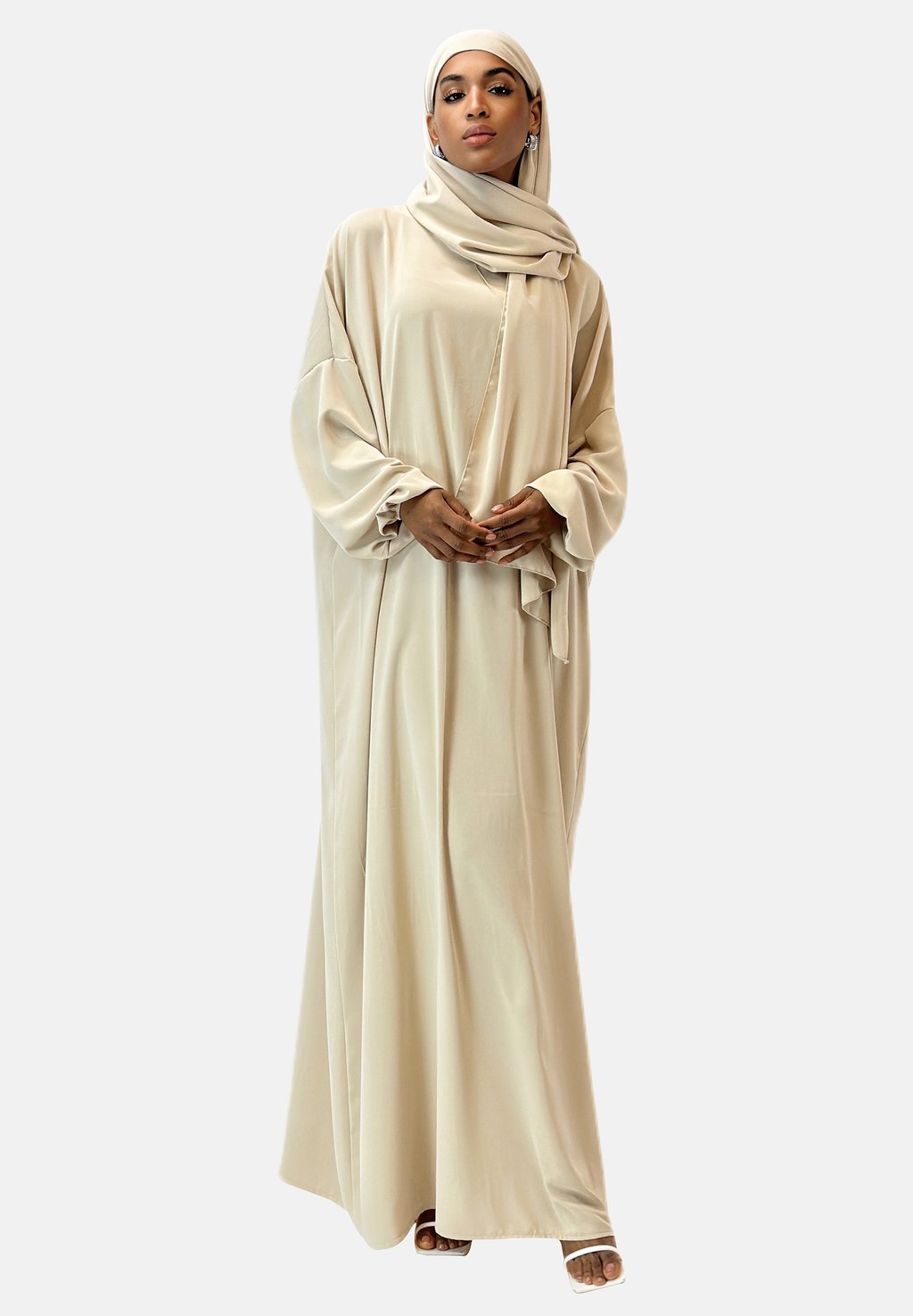 

Длинное платье ABAYA Elara, бежевый