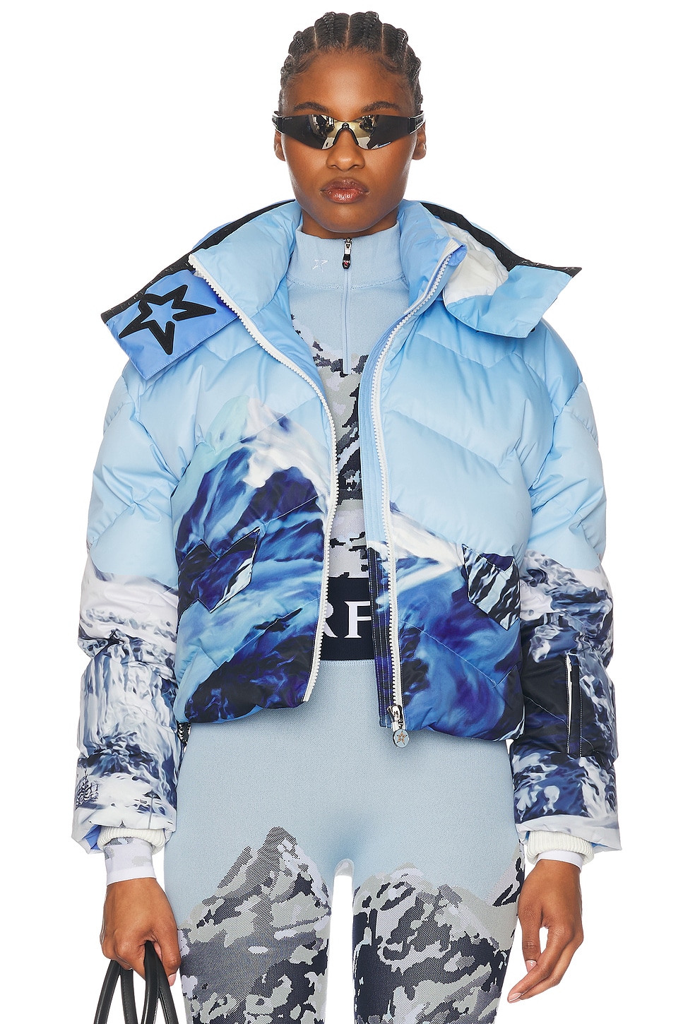 

Лыжная куртка Mountain Puffer Perfect Moment, цвет Ski Lift Print