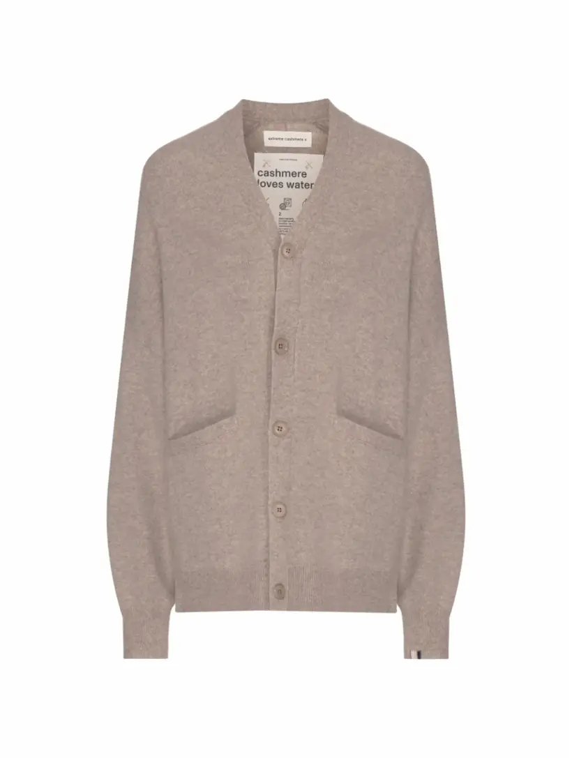 

Оверсайз кашемировый кардиган Extreme Cashmere, бежевый