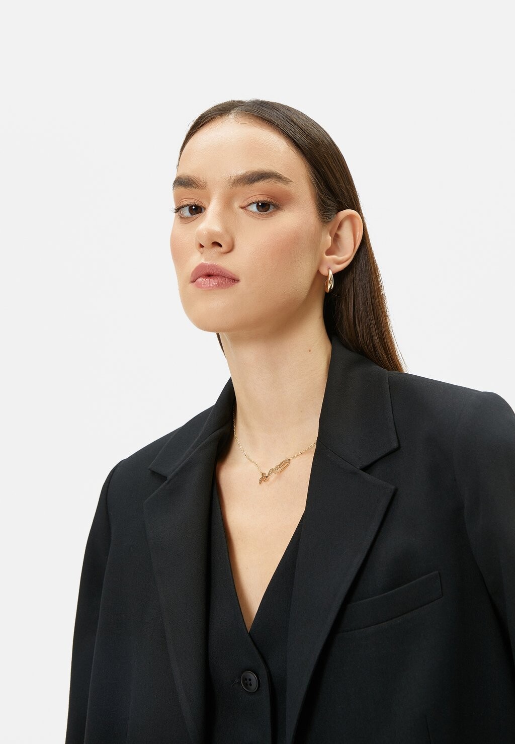

Блейзер POCKET DETAIL BUTTONED Koton, черный