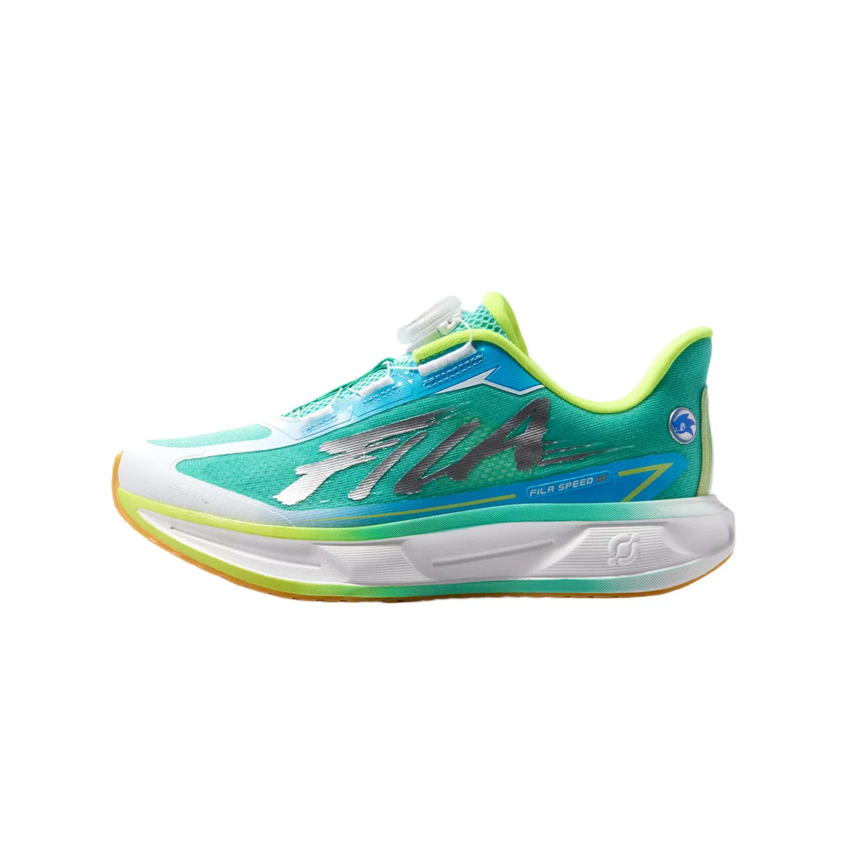 Кроссовки Fabric Low Top Running Shoes Kids' FILA KIDS, Washed Green/FILA White