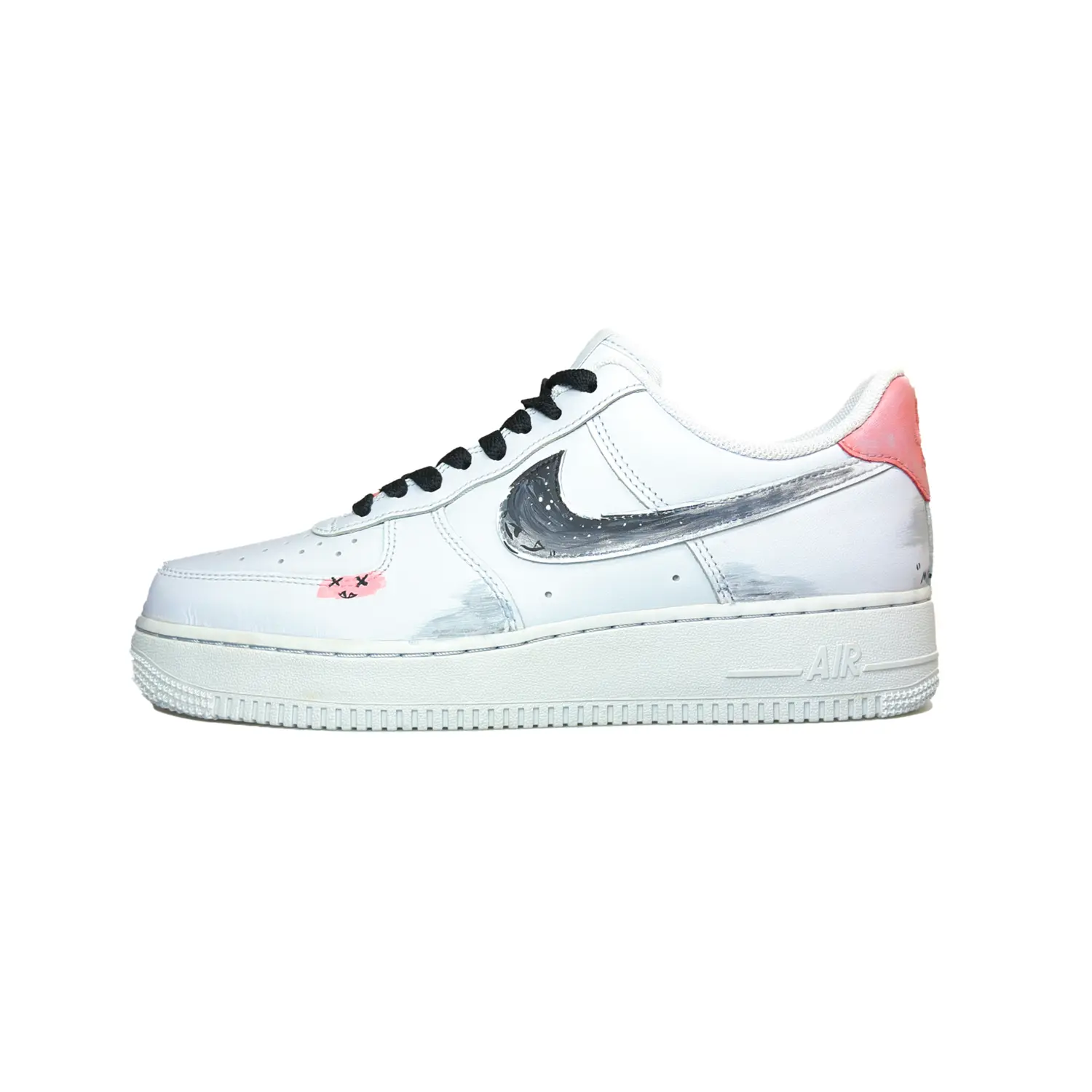 

Nike Air Force 1 нескользящие низкие скейтерские кроссовки мужские белый - белый, цвет White