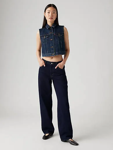 

Мешковатые женские джинсы «папа» Levi's, цвет Warm Mystery - Dark Wash