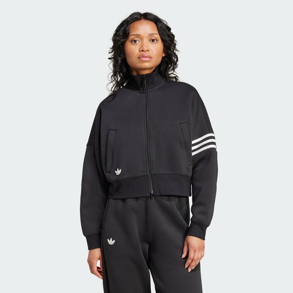 

Джерси Adidas NEUCLASSICS track top, цвет Black/Cloud White