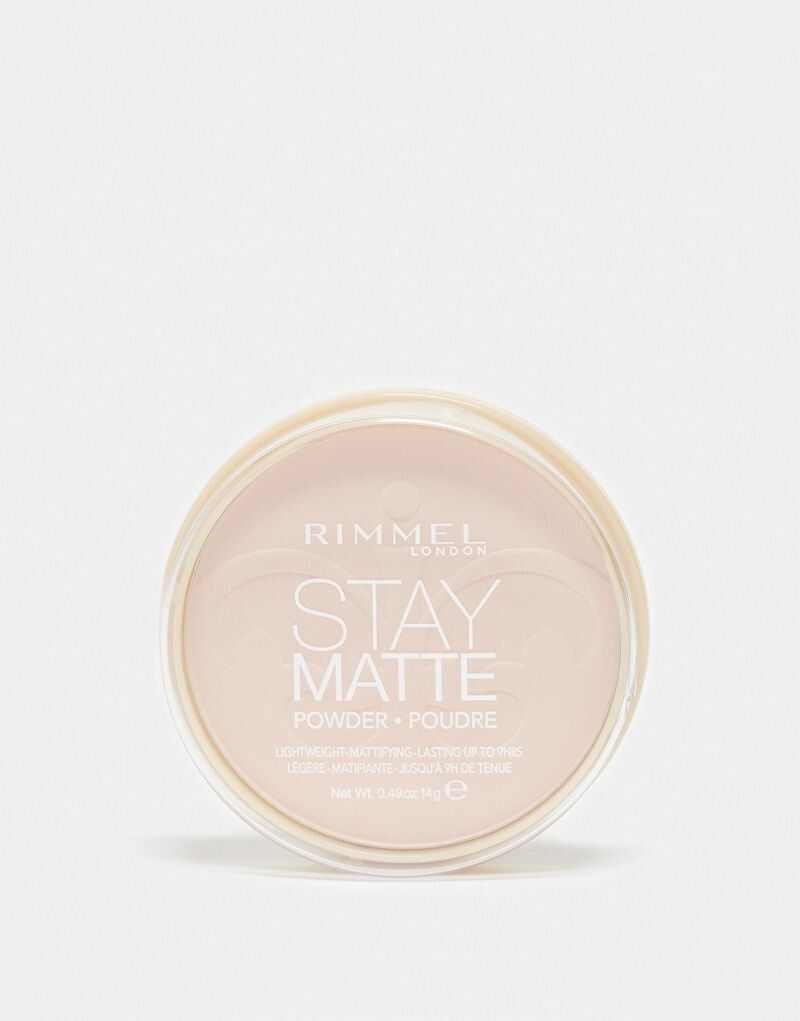 

Прессованная матовая пудра Rimmel London Stay Matte, Pink blossom