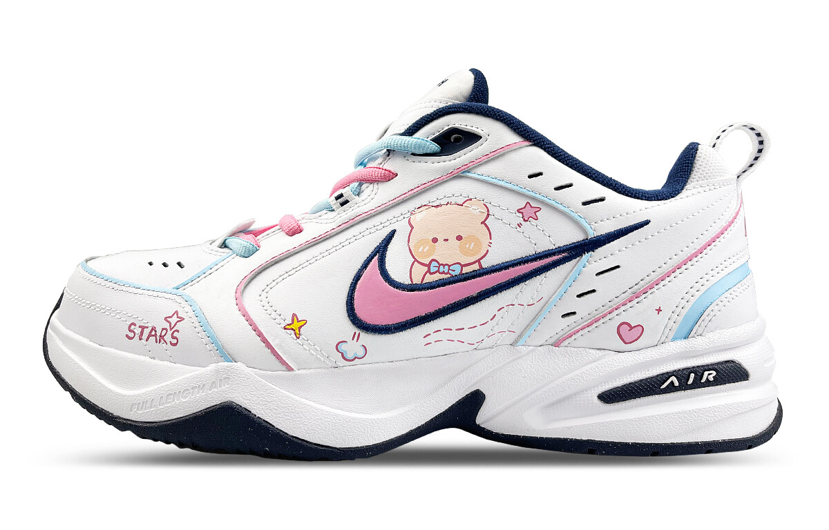 

Кроссовки Nike Air Monarch 4 Chunky Sneakers Unisex Low-top Pink/Blue, белый