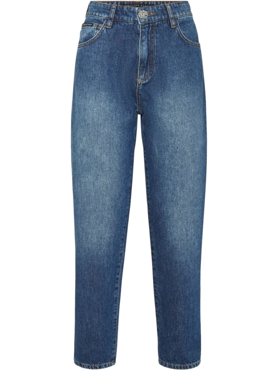 

Philipp Plein джинсы Mom, синий
