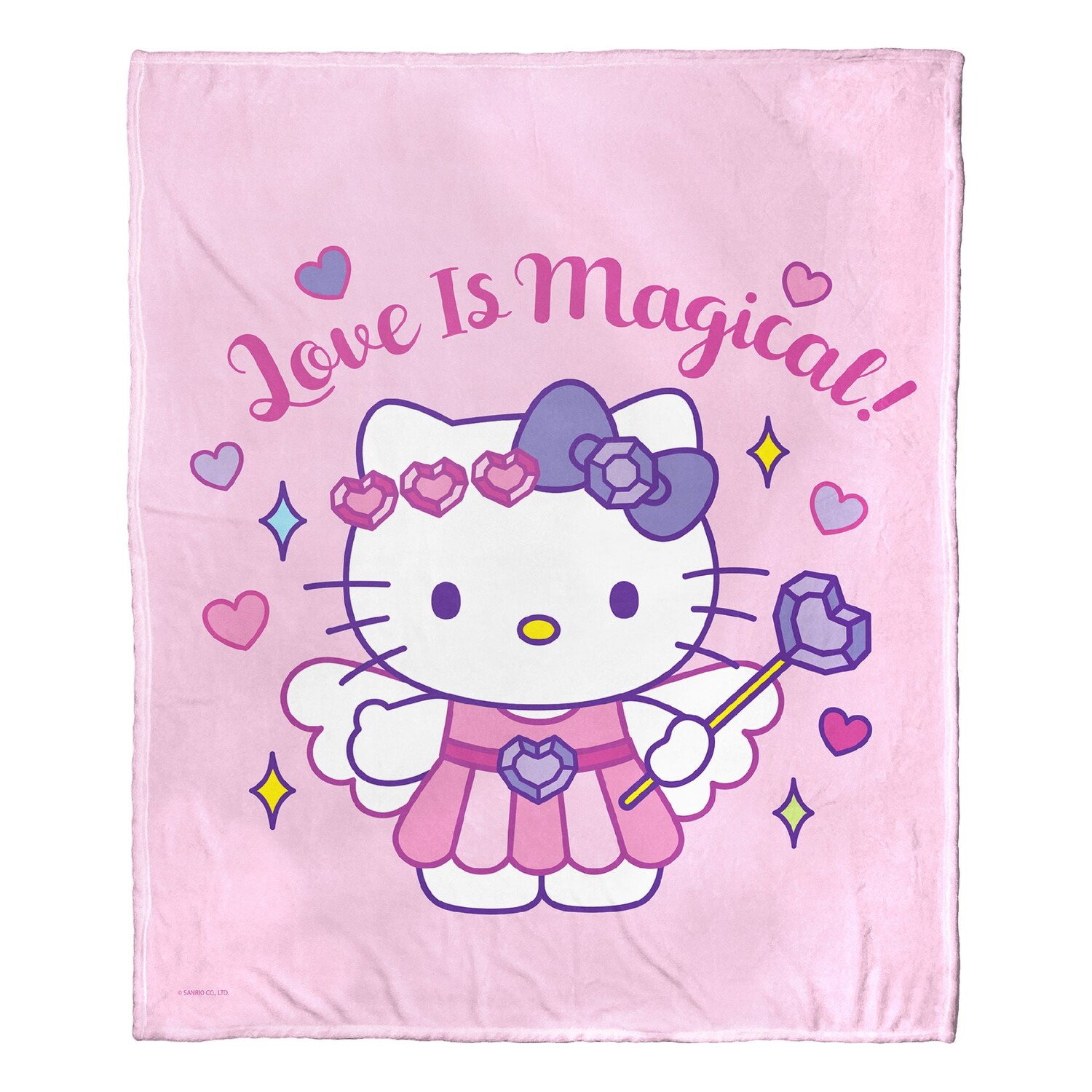 

Плед детский Hello Kitty Wand Of Love Aggretsuko Comics, лиловый