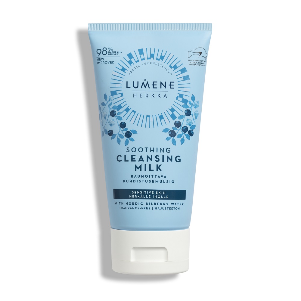 

Очищающее молочко/крем для лица herkka soothing cleansing milk Lumene, 150 мл