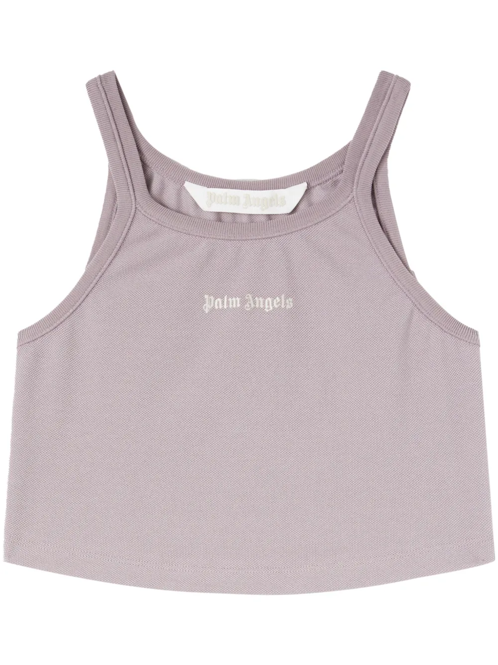

Укороченный топ с логотипом PALM ANGELS, фиолетовый