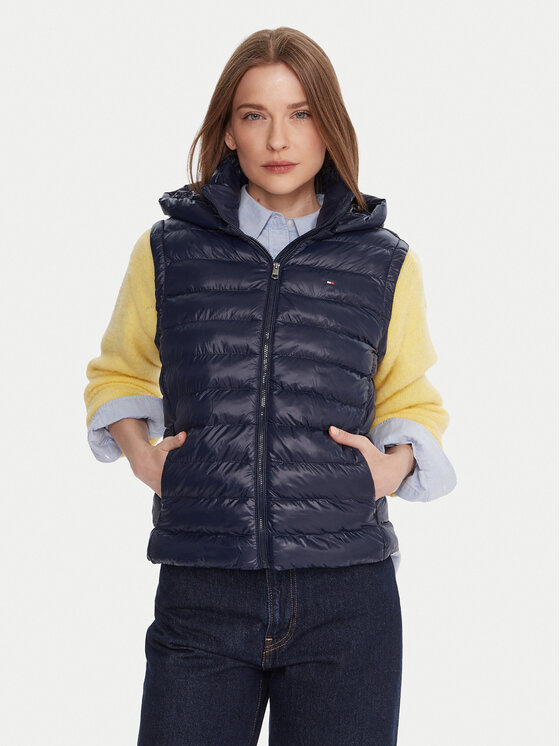 

Утепленный жилет slim fit WW0WW47352 Tommy Hilfiger, синий